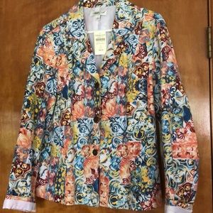 NWT in package coldwater creek lined blazer